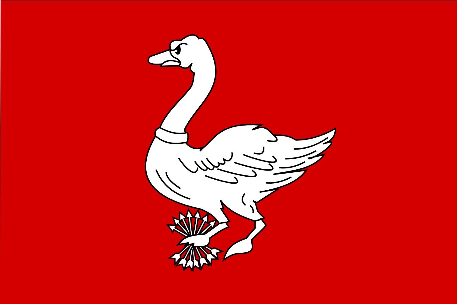 Drapeau Landsmeer grand format pour la municipalité officielle de Hollande