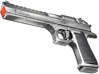 12.25" Desert Eagle Foam Replica Collectible Prop Gun for Cosplay, Halloween, Display & Gifting – Lightweight Safe Foam Pistol for Costume and Decor Use (Grey)
