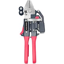 Signal fire MC 16 Integrated Fiber Stripper & Cleaver, Versatile Fighter Fiber Optic Stripper & Cutters Pliers for Wire Stripping Cutting & Cleaning, Fiber Cable Stripping Tool for Technicians