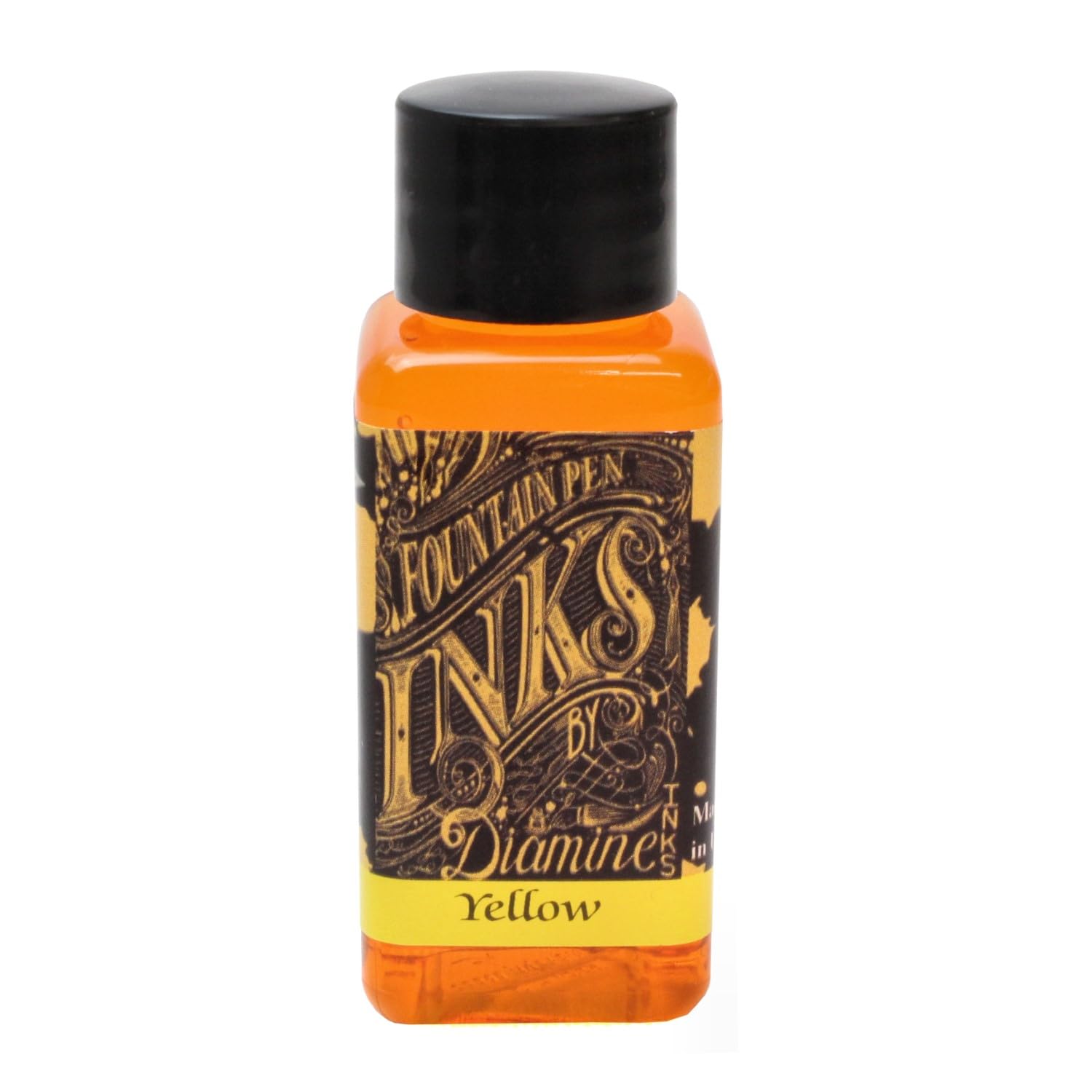 Diamine 30ml Yellow fountain pen ink bottle