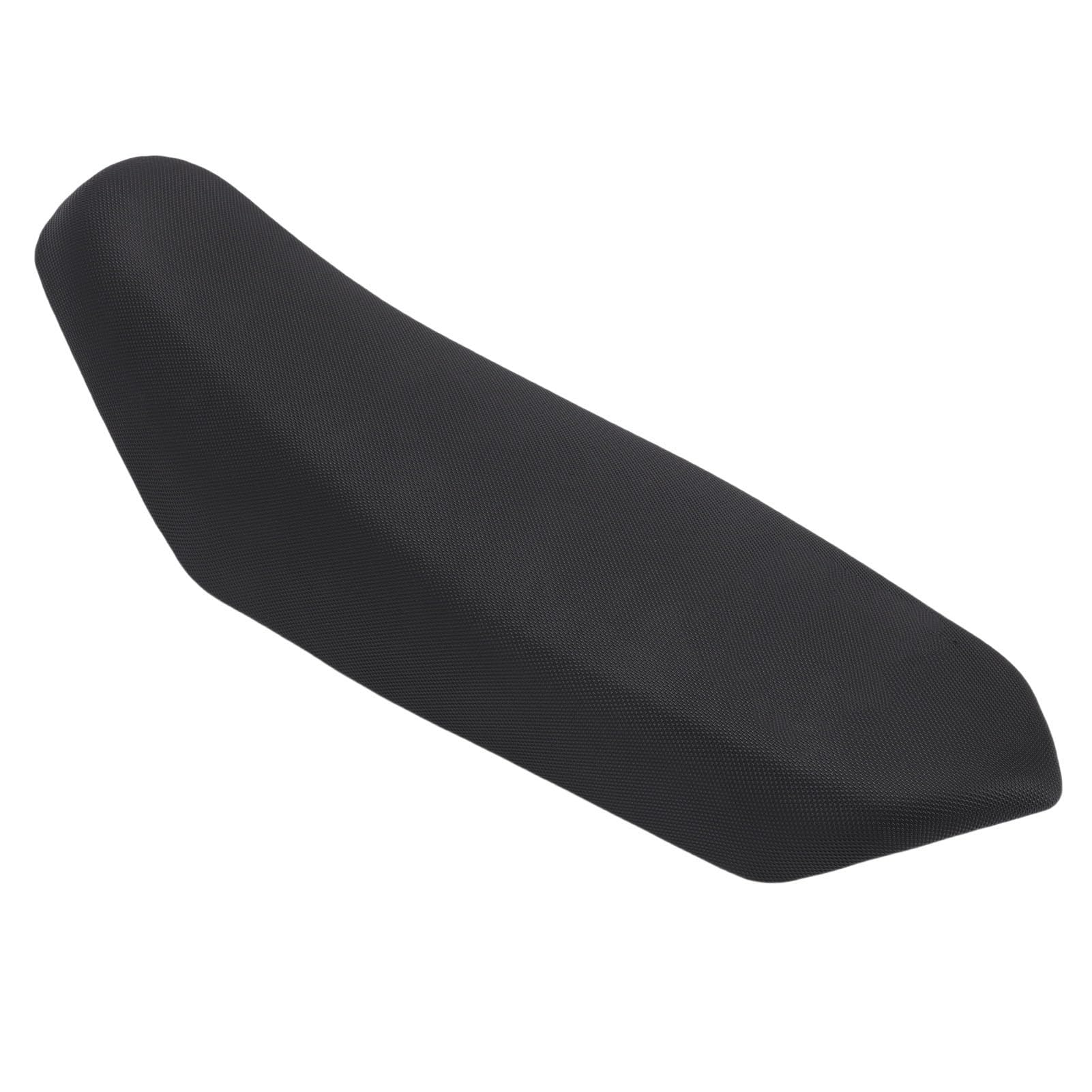 PU Leather Motorcycle Seat Cushion High Durability Black