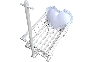 Premium White Wedding Wagon: A Royal Carriage for Your Little Princess