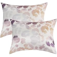 Warmstar Watercolor Leopard Print Satin Pillow Cases for Hair and Skin, Standard Size Satin Pillowcases 2 Pack with Envelope Closure, Frizz-Reducing, Breathable, Gifts for Women & Men,20x26 Inches