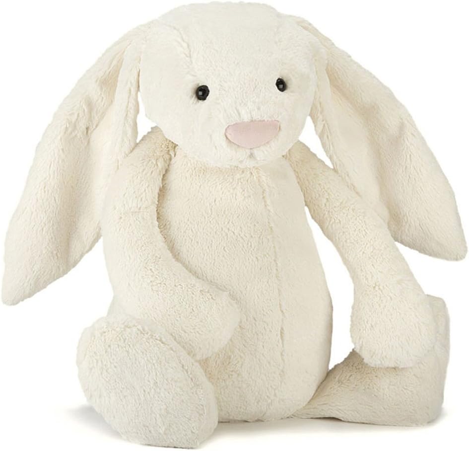 Jellycat Bashful Cream Bunny Stuffed Animal, Really Big, 31 inches