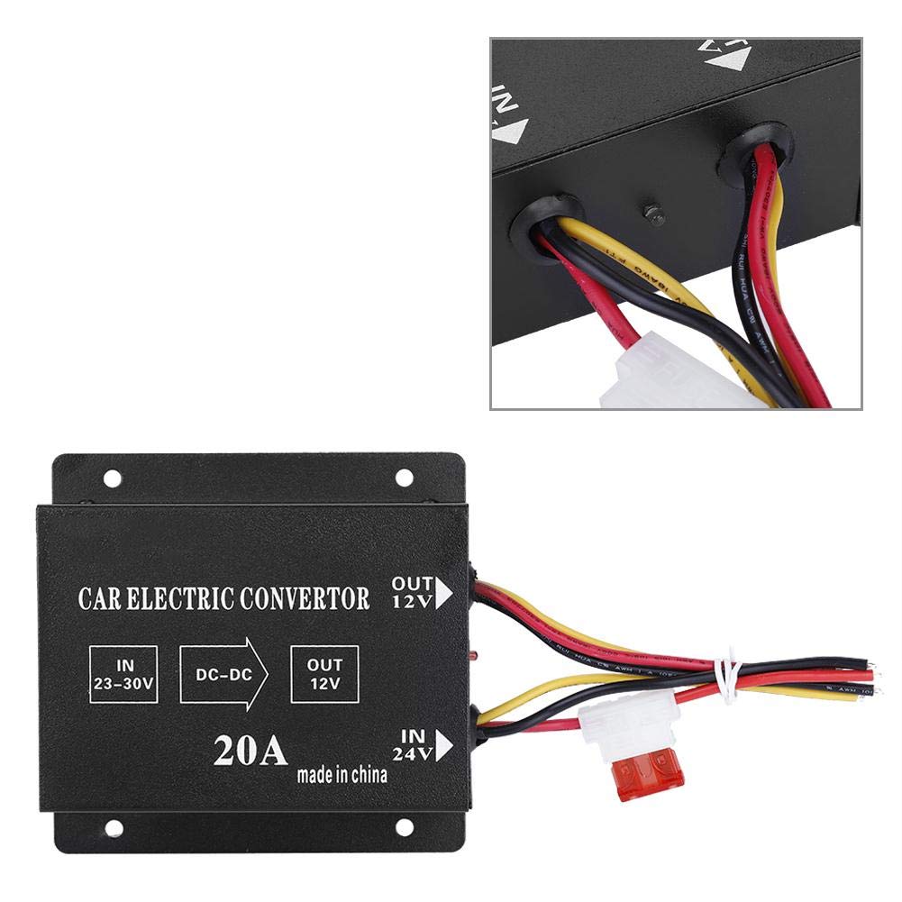 Amazon.co.jp: DC 24Vから12Vへの電力変換器、車のトラックDC 24Vから
