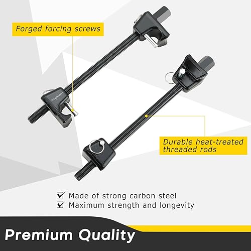 Miniatura 3 de Acymner Macpherson - Kit de herramientas para compresor de resorte de puntal, herramienta universal de compresor de resorte de bobina, compresor de