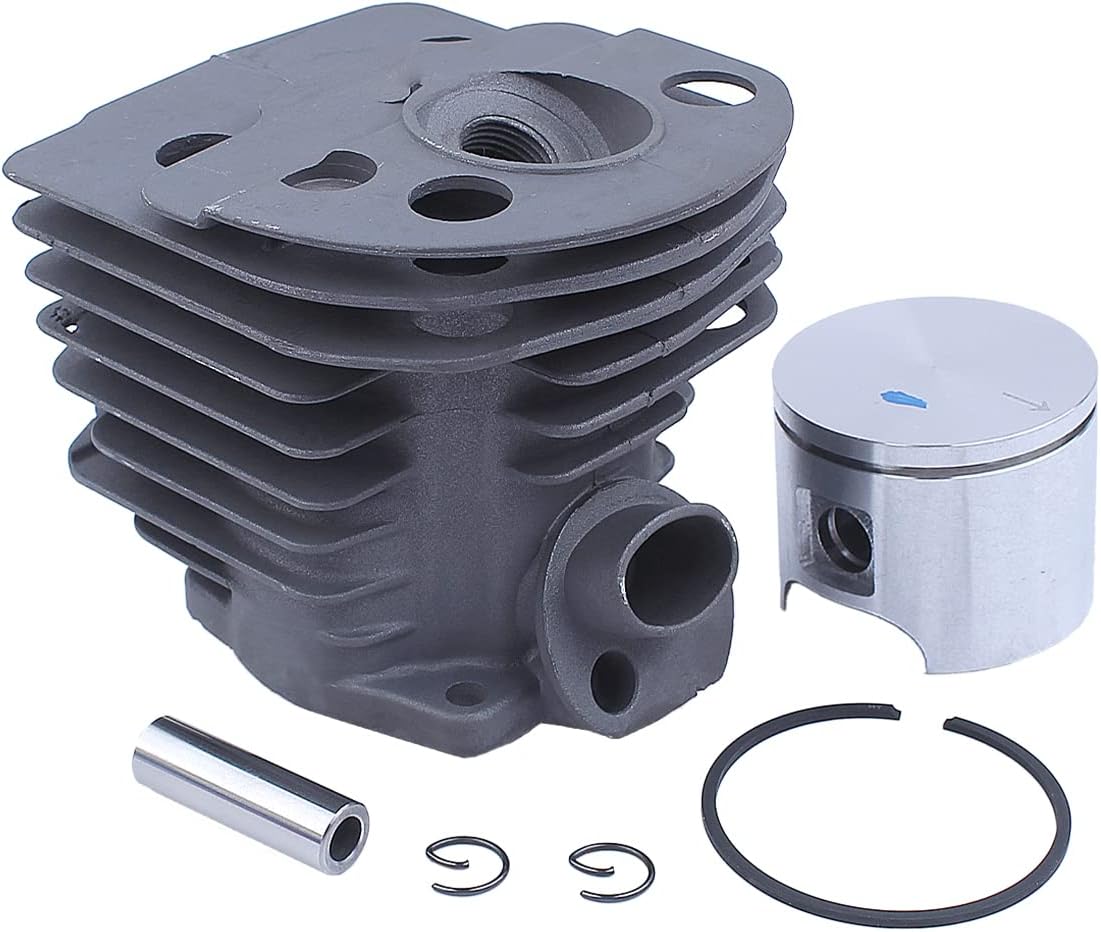 46mm Cylinder Piston Ring For Husqvarna 55 51 Chainsaw Part 505275719 Spark Plug, Cylinder, Piston, Circlip, Fuel Filter, Fuel Line, Spark Plug, Decompression Valve(2 type)
