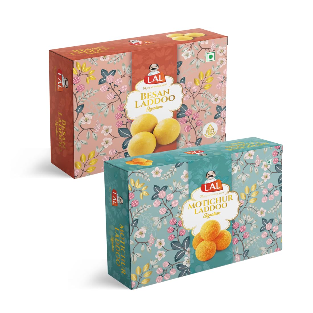 Lal Sweets Combo Pack of Besan Laddoo Premium 400g & Motichur Laddoo 400g || Indian Sweets