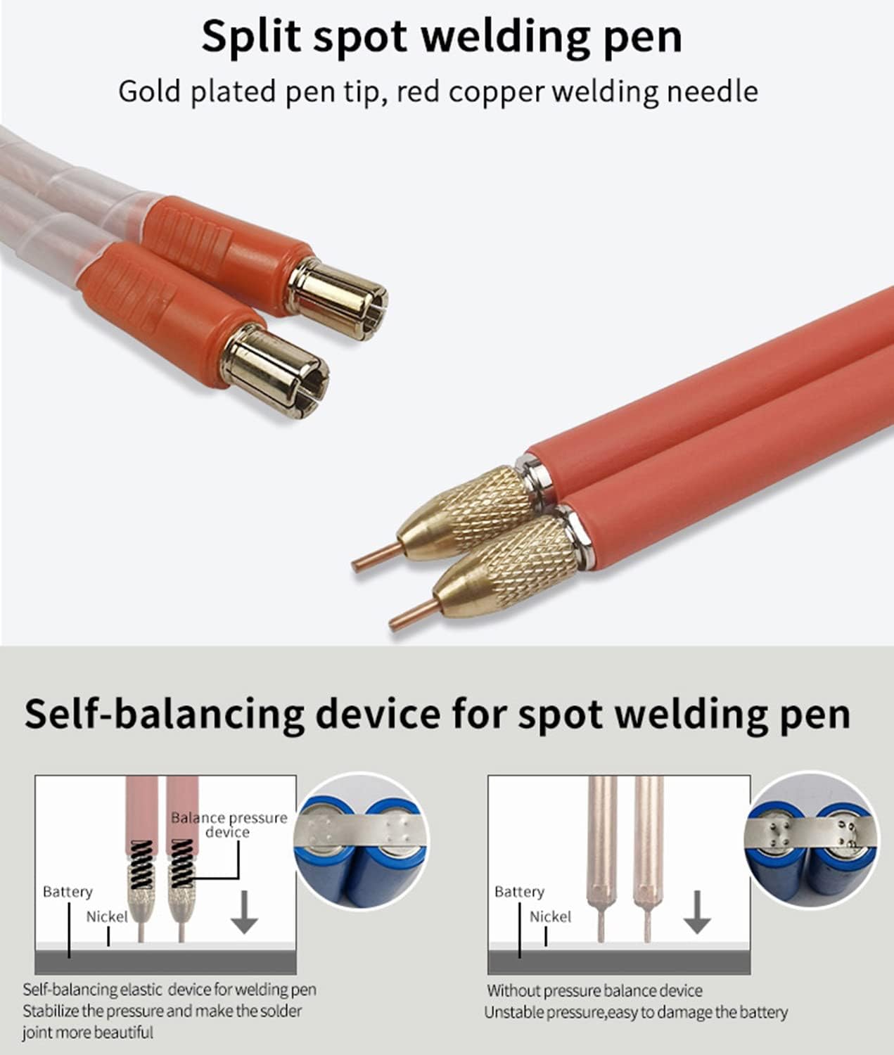 KLUFO Portable Welding Machine,801A Battery Spot Welder,Capacitor Energy Storage Pulse Welder,with 70A Welding Pen,for Battery Pack Construction