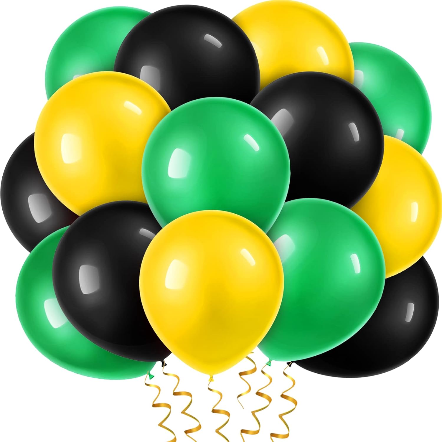 Sratte 120 Pcs Day Balloons Jamaica Latex