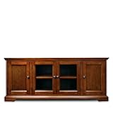 Leick Home 87360 TV Stand with Enclosed Storage For 65