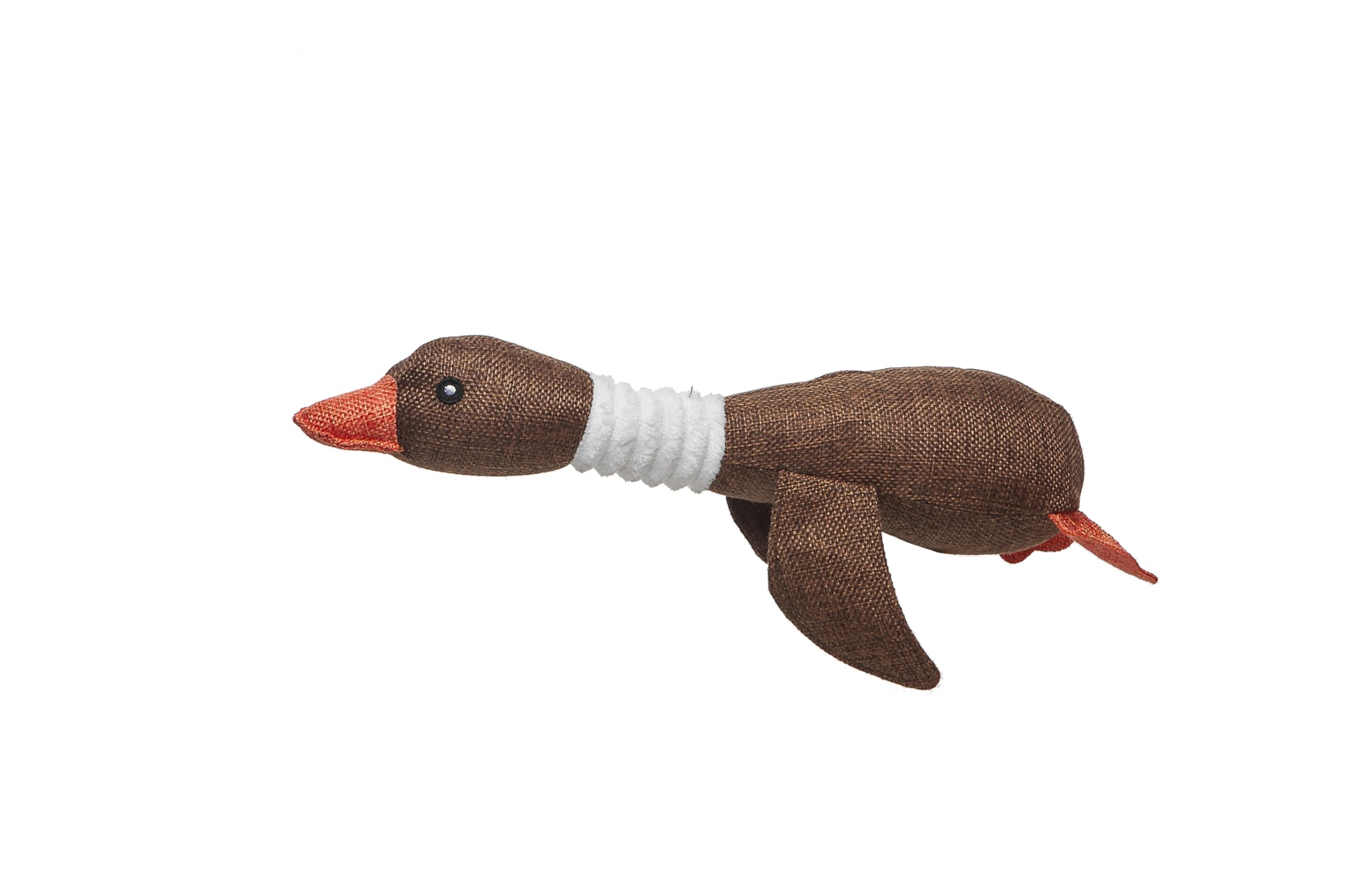 Wild goose squeaky plush toy for dogs (Brown)