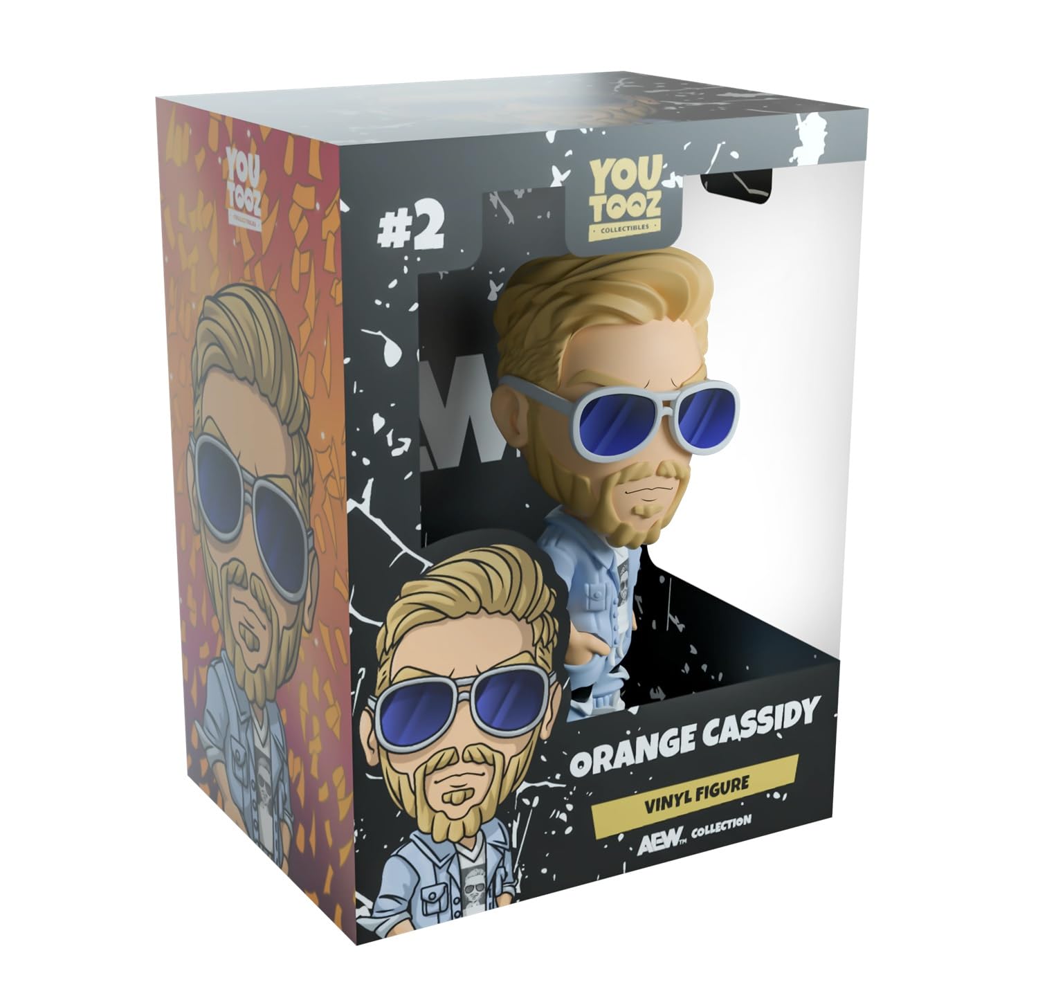 Youtooz - AEW: Orange Cassidy, Light Blue, White, Grey