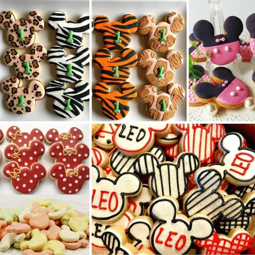 Kaishane Sandwich Cutters Set For Kids Vegetable Fruit Cutter Shape Animal Dinosaur Mouse Heart Star Bread Cutter Food Picks Cleaning Brush #TOP6