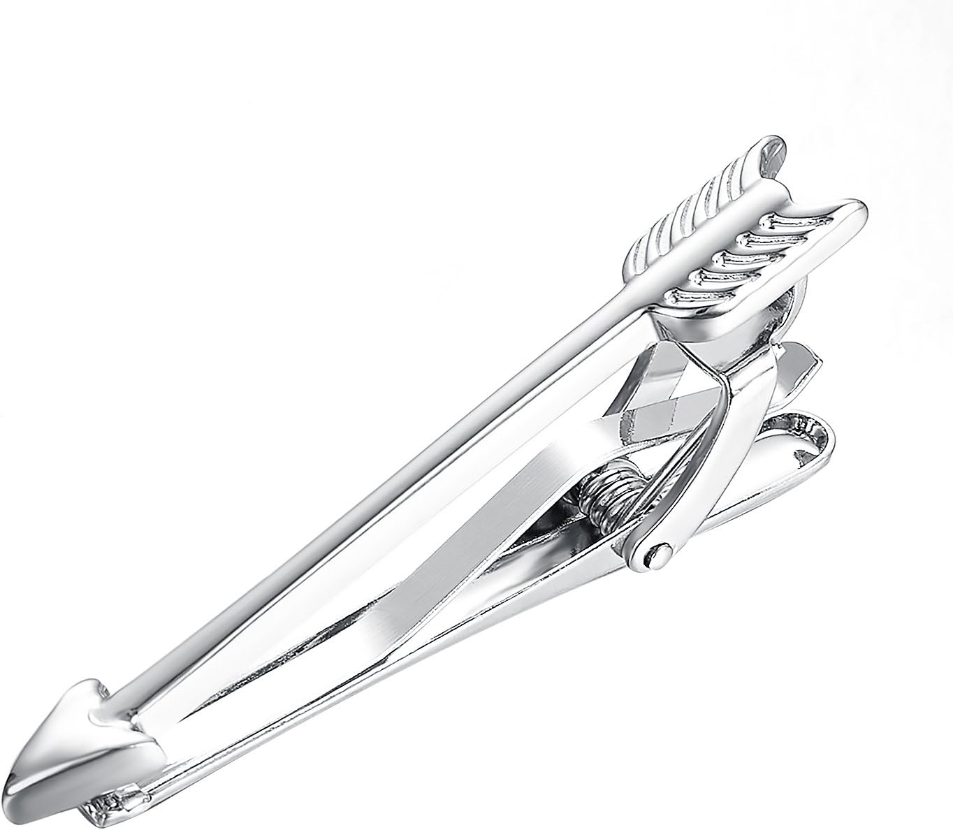 Yoursfs Lightning Bolt/Fishhook/Scottish Sword Tie Clip For Men Novelty Tie Clasp Bar Warrior Fashion Stainless Steel Cool tie Clips