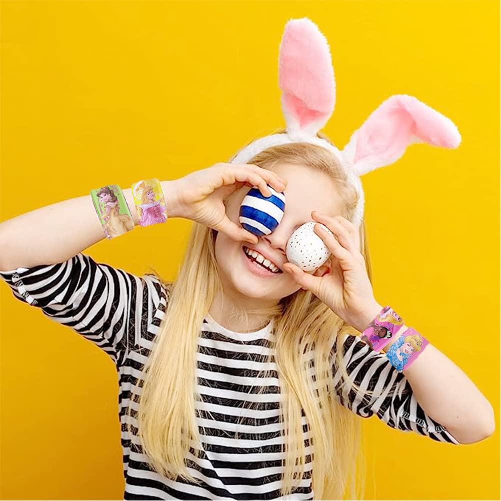 Braccialetti A Scatto Principessa - 24 Pezzi Per Feste Bambini - Foto 9