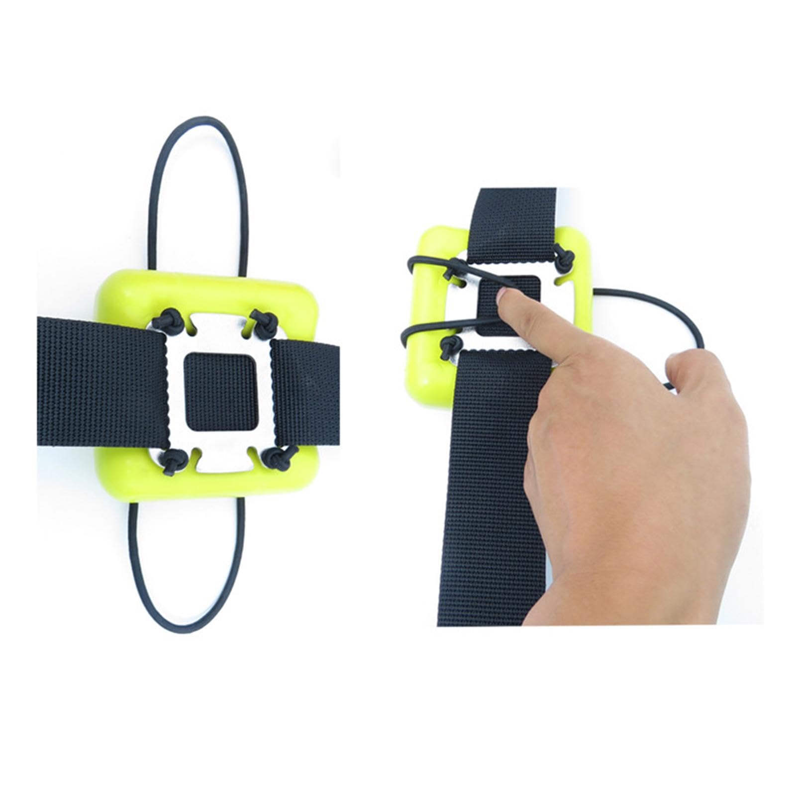 THIRD LUNG Bright Weights Diving Belt with 8x1.1lb Colorful Slugs - Choose Your Belt & Slug Color Combo (Yellow Belt, 8 Red Slugs)