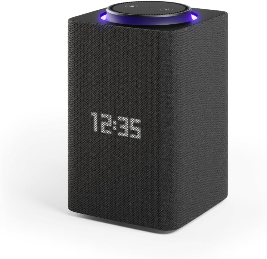 Yango Yasmina Max AI Smart Speaker, Arabic Khaleeji & English, 65W Ultimate Sound, Quran, Zigbee Smart Home Hub, Routine Helper for Luxury Homes & Families, Black