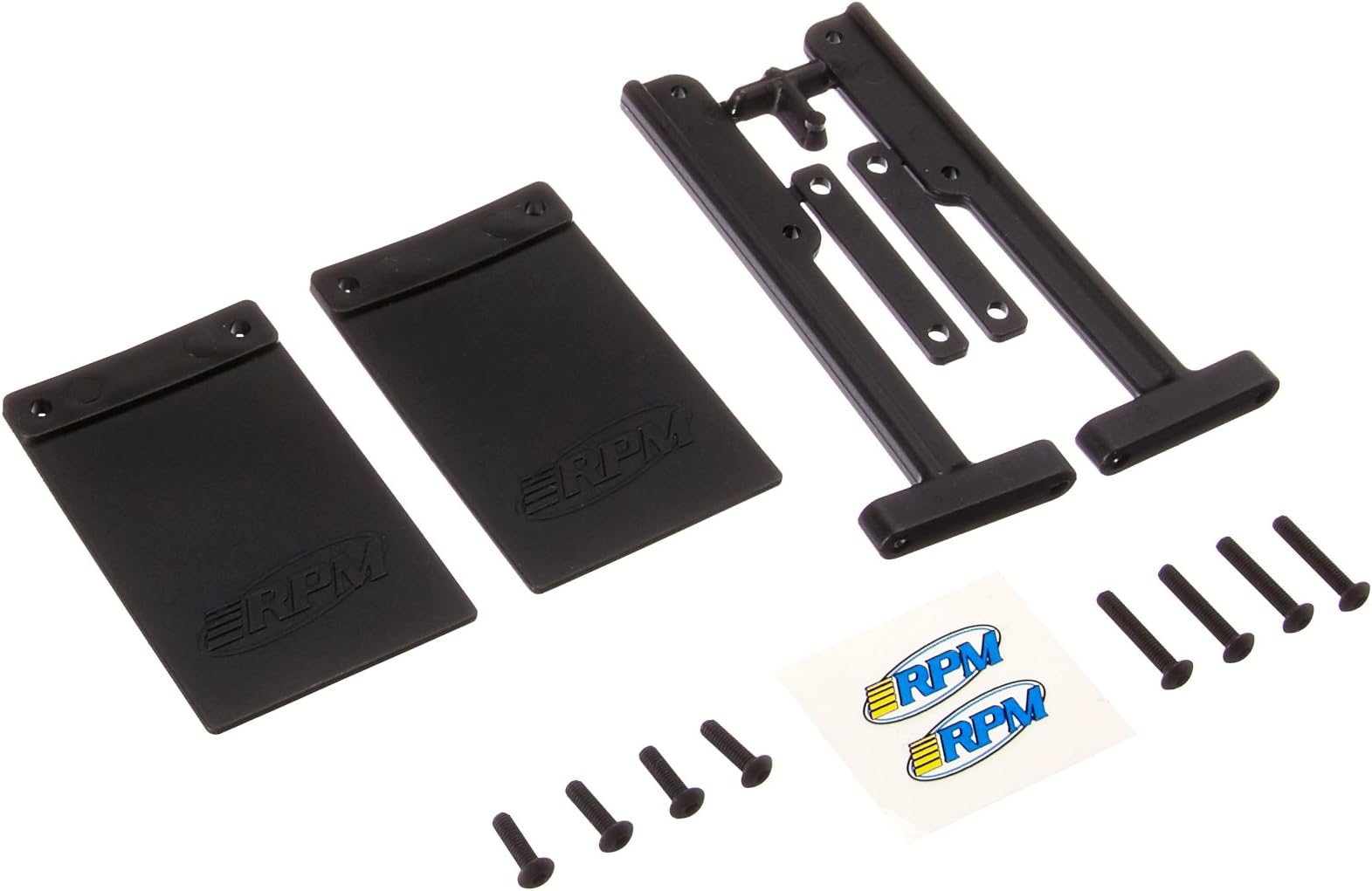 RPM 81012 Mud Flaps Bumper Slash Black