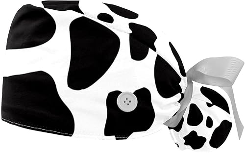 Gorras de trabajo con globos de oso lindo color rosa con botones, sombreros de pelo largo para cola de caballo para mujer, Multicolor 18