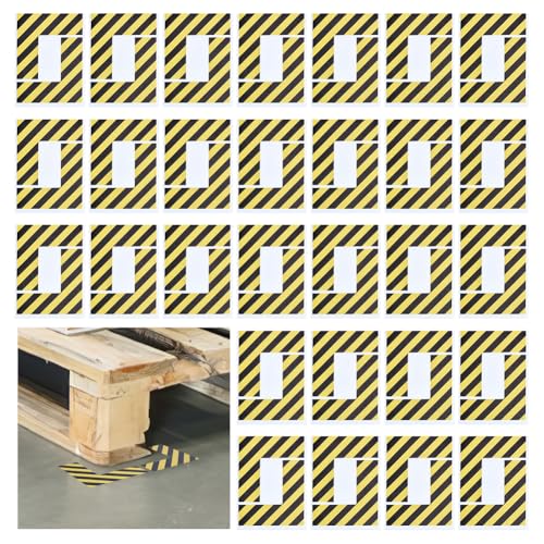 Image of OLYCRAFT 25 Sheets/50pcs 5s Location Marking Corner 15x15x5cm PVC L-Shape Floor Marking Tape Workplace Floor Organization Markers Graphical Organization Marker for Workplace Office Warehouse
