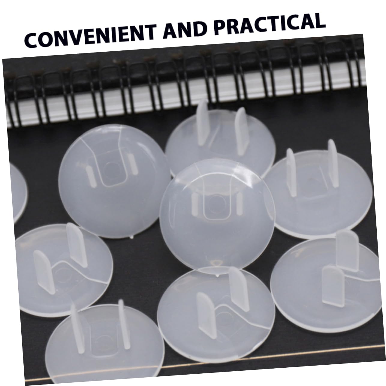 20pcs Boy Girl Safety Outlet for Electrical Proofing Prong Prong Outlets Transparent Design for Home Office Safety