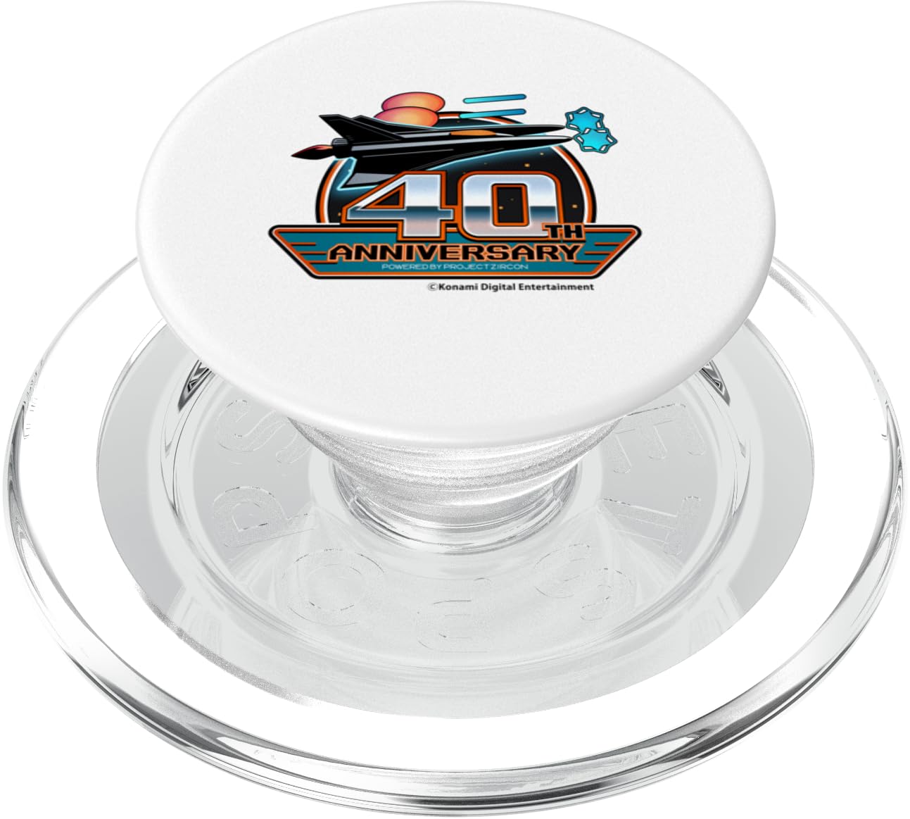 PopSockets PopGrip MagSafe Gradius 40th - Support téléphone rétro Project Zircon