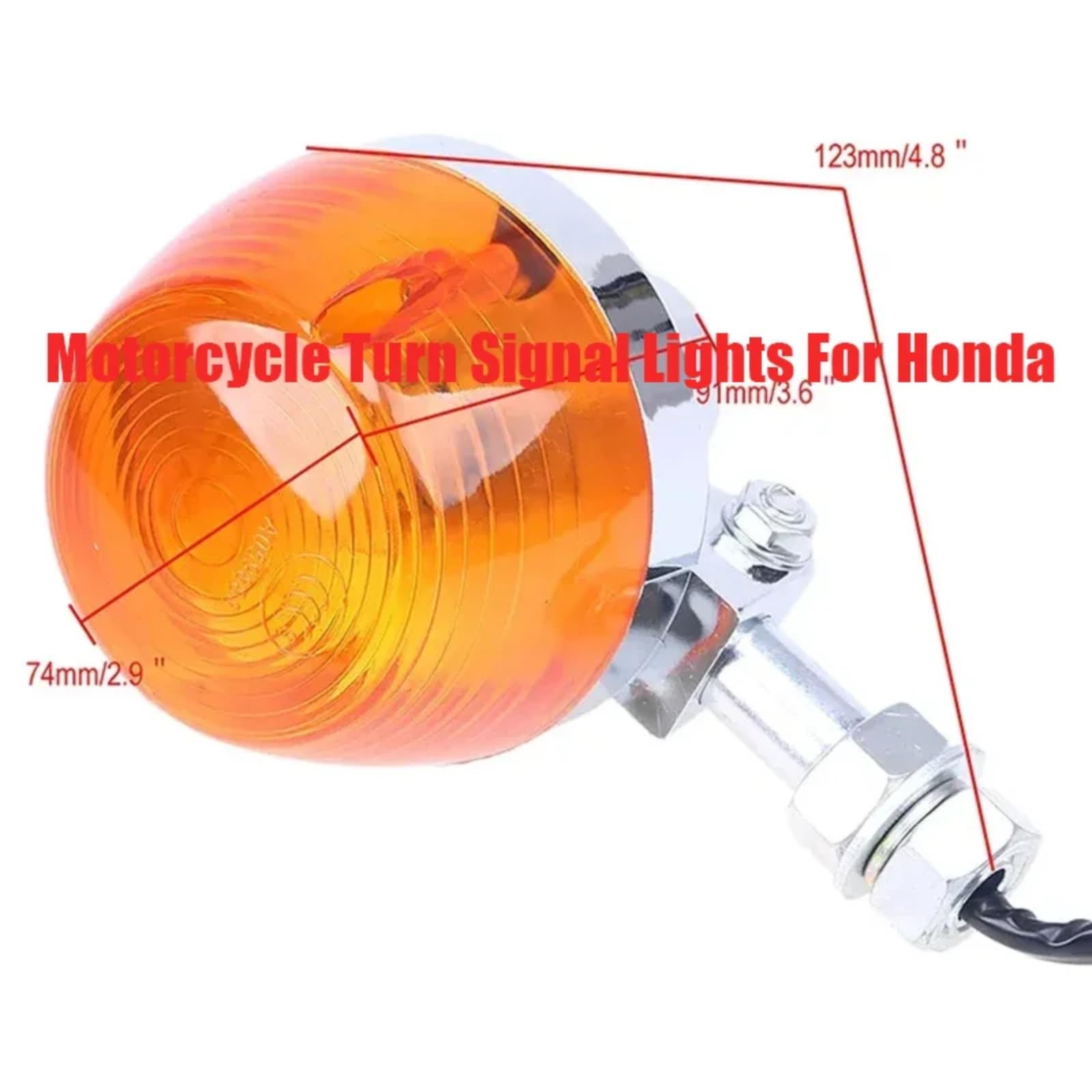 Per CB400T Per Hawk Per CM400E 1980-1981 Per CM400A Per Matic Per CM400T 1979-1981 10mm Indicatori Di Direzione Lampeggiante Indicatori Direzionali Luce