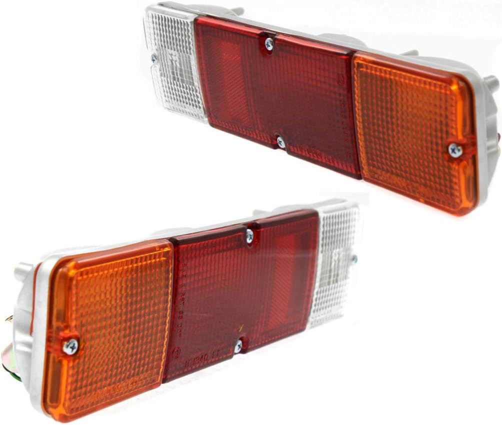 CarLights360 For Suzuki Samurai Tail Light 1986-1995 Driver Side | Bulbs Included | SZ2800101 | 35604-80022