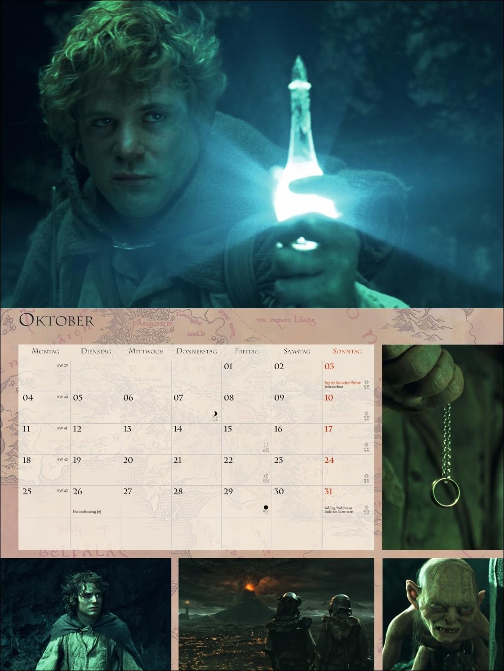 Der Herr der Ringe Broschur XL Kalender 2027: Wandkalender mit fesselnden Filmszenen aus der erfolgreichsten Filmtrilogie. Broschürenkalender 2027 mit Poster zum Heraustrennen.
