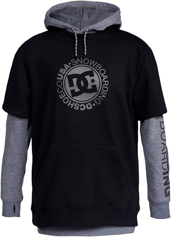 DC DRYDEN HOODIE グレー/ブラック 61ISgIa8MUS._AC_SX569_.jpg