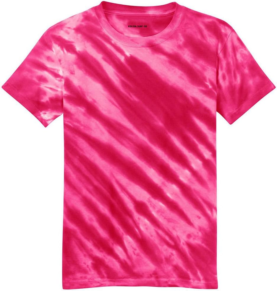 Koloa Tiger Stripe Tie-Dye T-Shirts in Adult Sizes: S-4XL