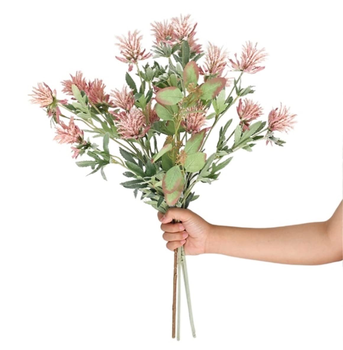 Ngdfgr As Known Fake Artificial Flowers Beautifully Thorn Celery Bouquet Vase Set For Home Wedding Decoration Flower Arrangements