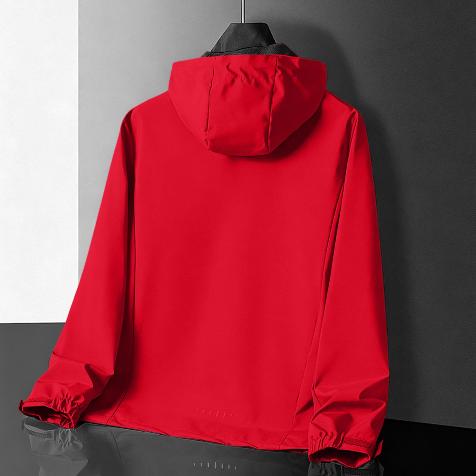 Générique Impermeable Femme Veste de Pluie Parka avec Capuche Manteaux Coupe Vent Manteau Léger Classique Outwear Randonnée Veste D'Extérieur Blouson Softshell Montagne Jacket