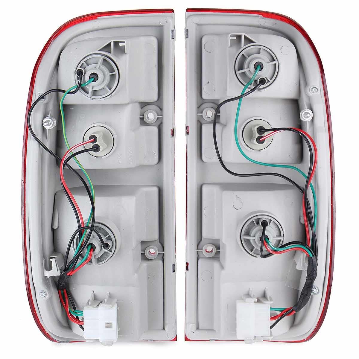 Coche Faro Trasero para Ford para Ranger 1998 1999 2000 2001 2002 2003 2004 2005 2006 Luz De Freno Trasera Izquierda/Derecha con Bombilla Y Cableado Coche Luces de Cola traseras (Color : 1pair)