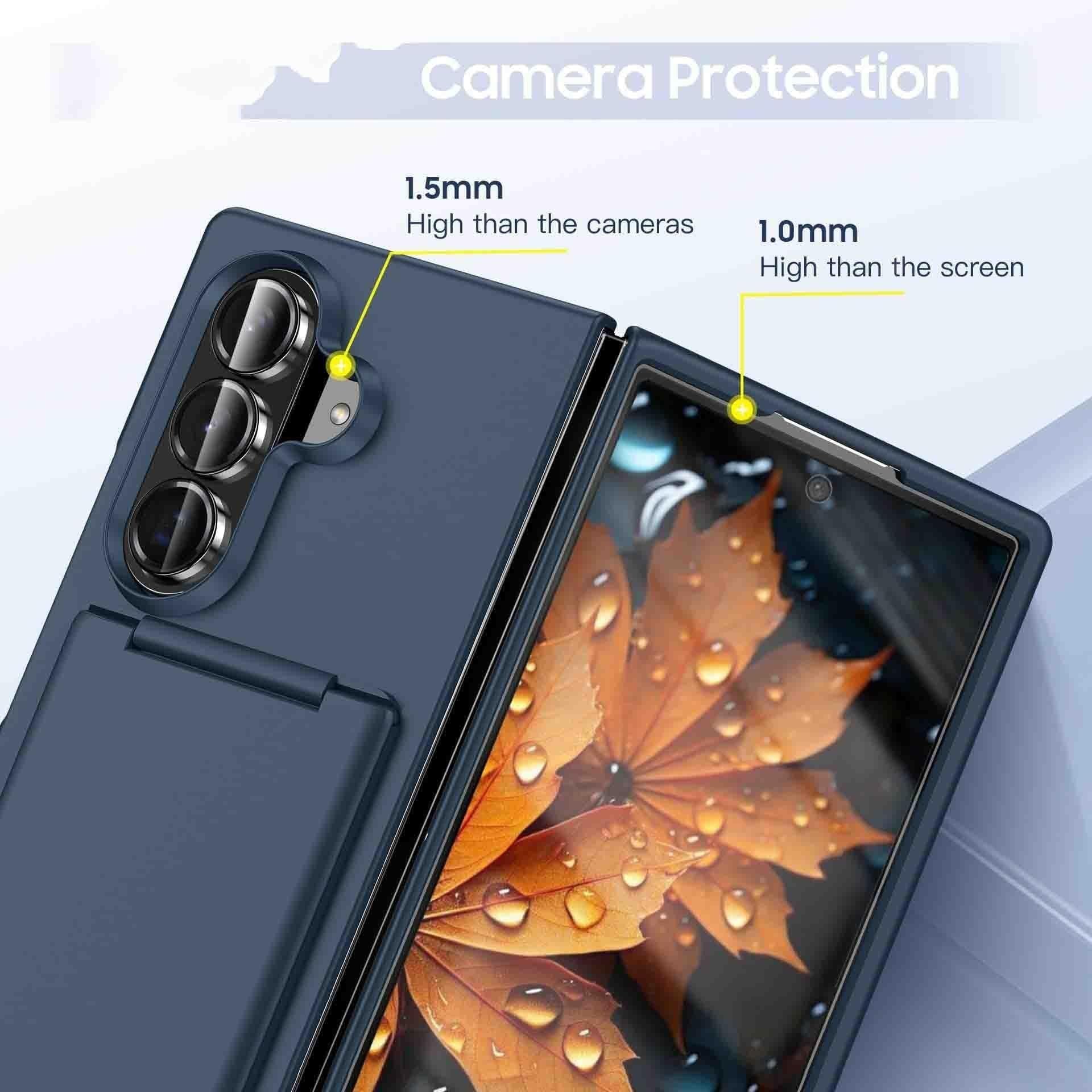 Custodia Per Samsung Galaxy Z Fold 8 Ultra, Ultra Sottile Slot Schede Case