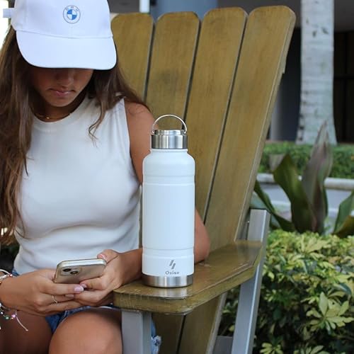 Miniatura 2 de Botella de agua aislada, botellas de agua únicas, botellas de agua de acero inoxidable, botella de agua aislada al vacío de doble pared de 31 onzas,