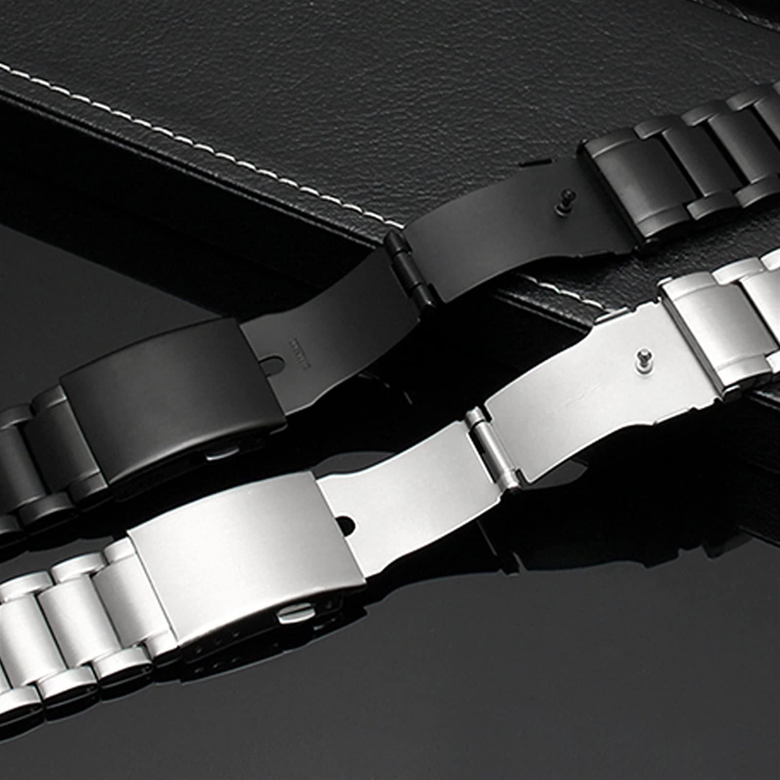 Pasek do zegarka Solidny pasek do zegarka ze stali Męski pasek sportowy 22mm 24mm 26mm 28mm 30mm pasek do zegarka ze stali nierdzewnej dla mężczyzn metalowa bransoletka na nadgarstek