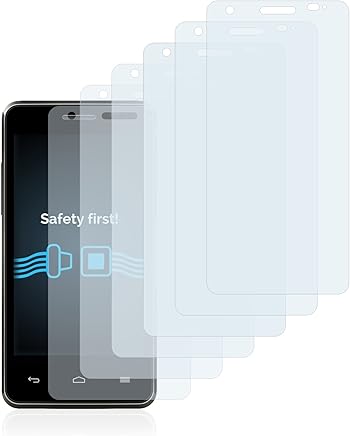 Savvies Protector de Pantalla para Vodafone Smart 4 Turbo Pel?cula Protectora [6 Unidades] - Screen Protector