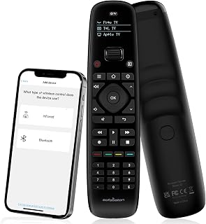 SofaBaton U2 Backlit Universal Remote: Smart All-in-One Control for TV, Soundbar, DVD, Blu-ray & More w/ App, Macros & 35ft IR Range