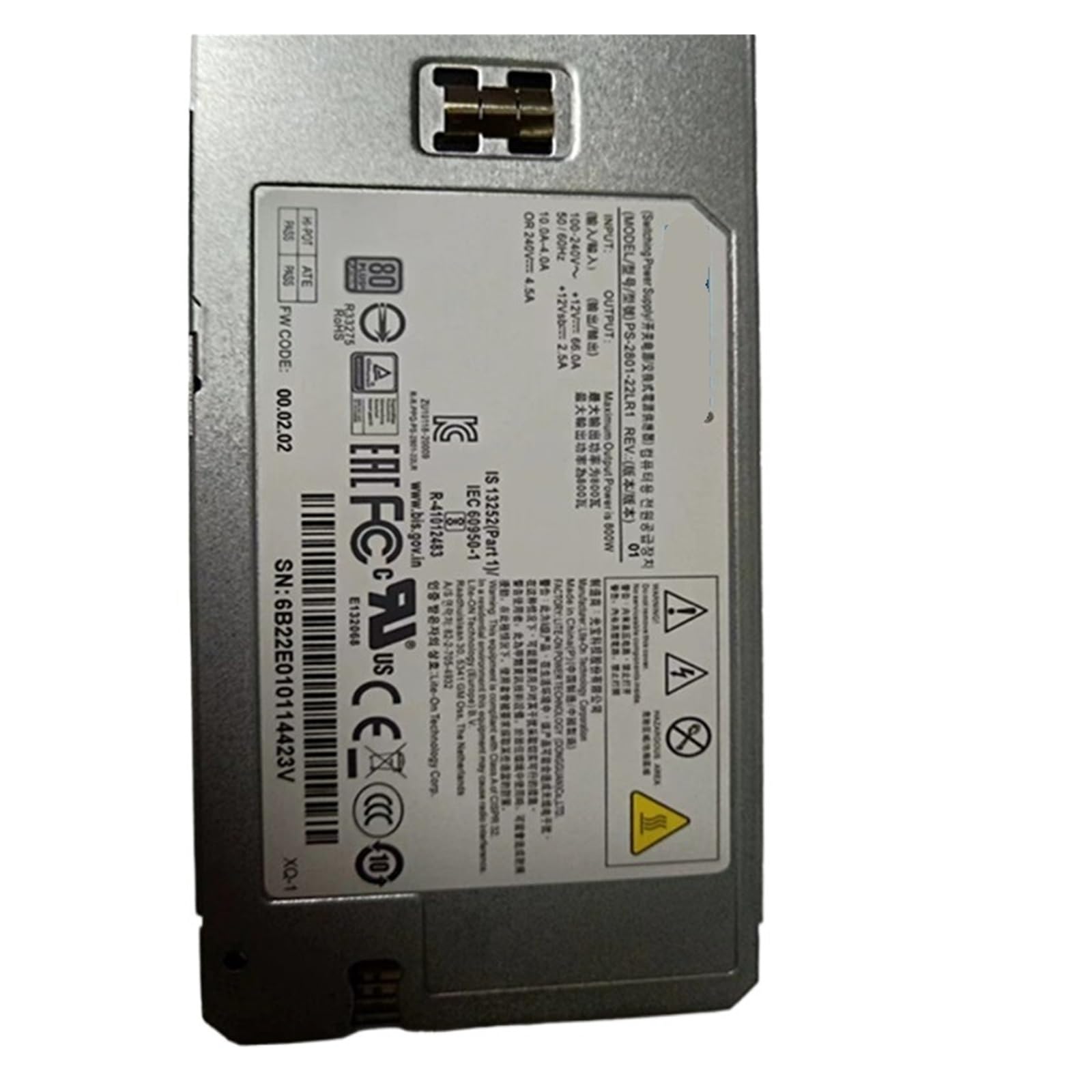 CXFCIHFT Power Supply 800W PS-2801-22LR1