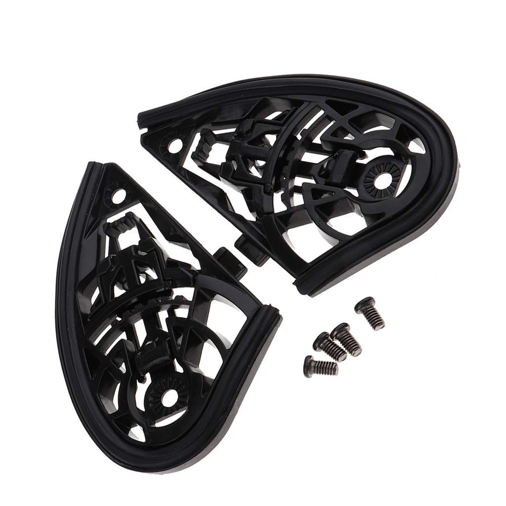Set di piastra base con schermo protettivo per visiera pivot Tenlacum per caschi AGV K3 K4