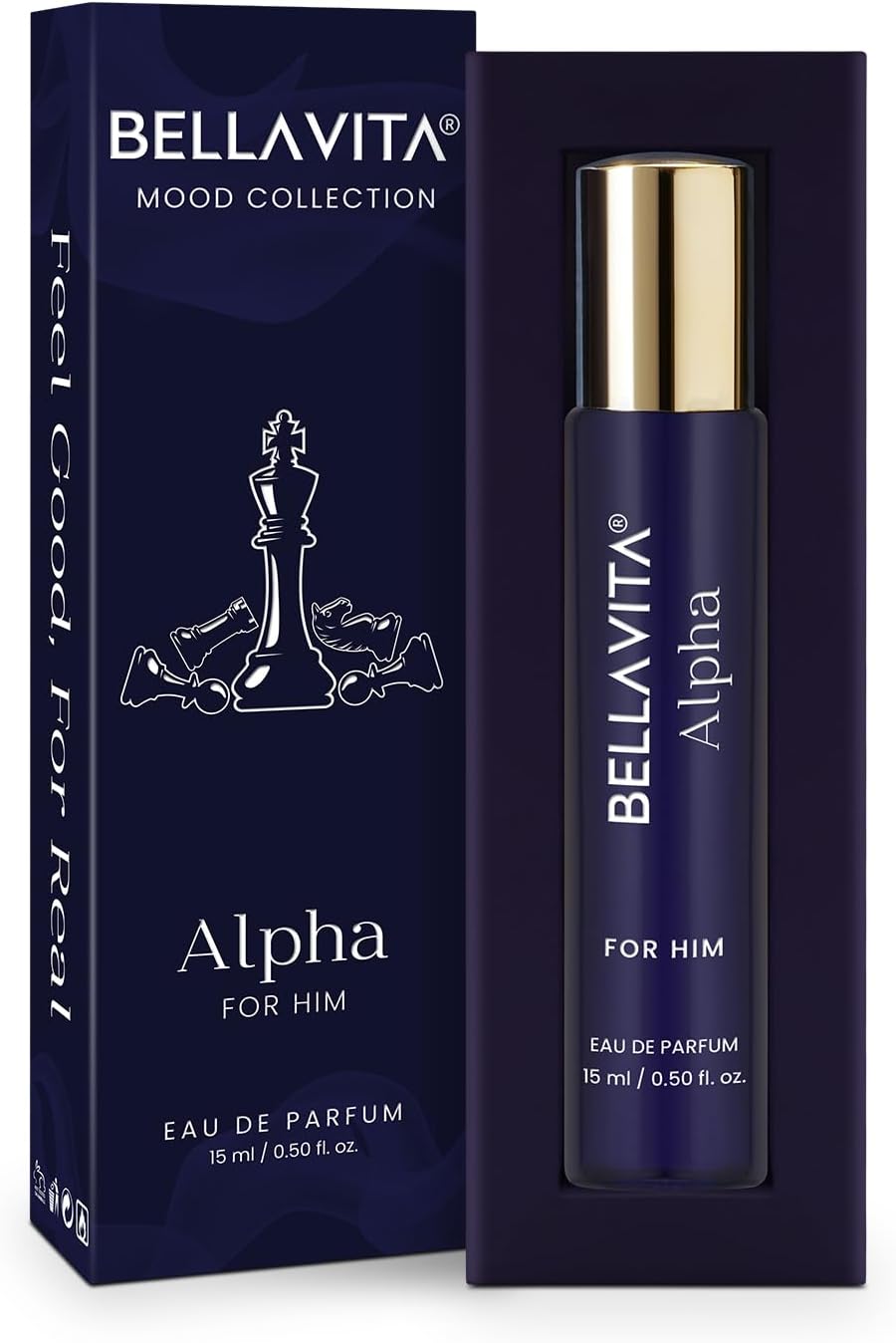 BELLAVITA Mood Collection ALPHA Perfume for Him | Long-Lasting Luxury Perfume | Bold & Sophisticated Perfume For Men,15ml