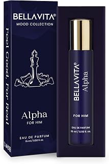 BELLAVITA Mood Collection ALPHA Perfume for Him | Long-Lasting Luxury Perfume | Bold & Sophisticated Perfume For Men,15ml Price In India