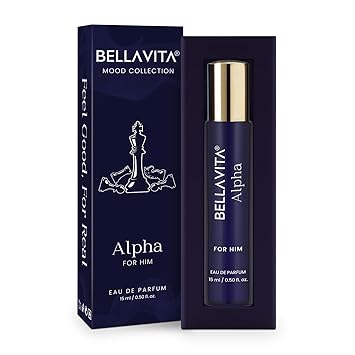 BELLAVITA Mood Collection ALPHA Perfume for Him | Long-Lasting Luxury Perfume | Bold & Sophisticated Perfume For Men,15ml