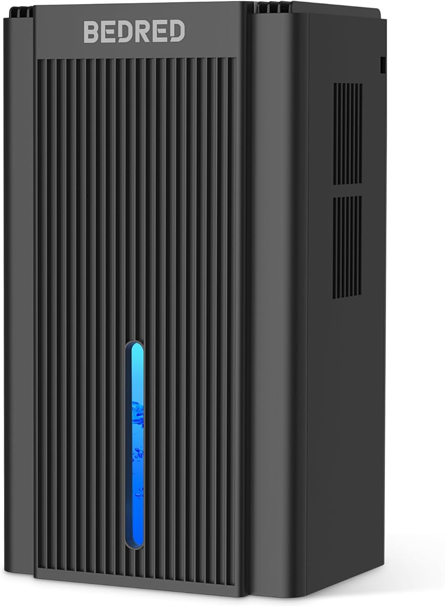 Dehumidifier,95OZ Dehumidifier for Home 1000 Sq.Ft - Quiet with Auto Shut Off & Relaxing 7 Color Ambient Light,Ideal for Livingroom, Bedroom, Basement(Black)