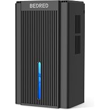 Dehumidifier, 95OZ Dehumidifier for Home 1000 Sq.Ft - Quiet with Auto Shut Off &amp; Relaxing 7 Color Ambient Light,Ideal for Livingroom, Bedroom, Basement(Black)