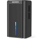 Dehumidifier,95OZ Dehumidifier for Home 1000 Sq.Ft - Quiet with Auto Shut Off & Relaxing 7 Color Ambient Light,Ideal for Livingroom, Bedroom, Basement(Black)