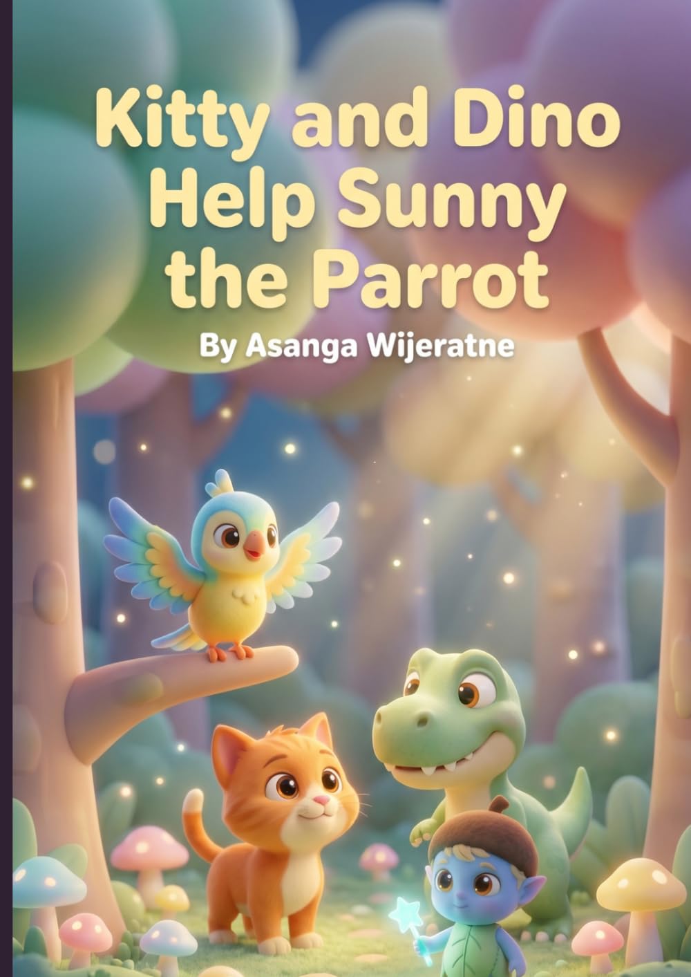 Kitty and Dino Help Sunny the Parrot: A Magical Story About Overcoming Fear of the Dark and the Power of Friendship (Magical Tales of Kitty and Dino)