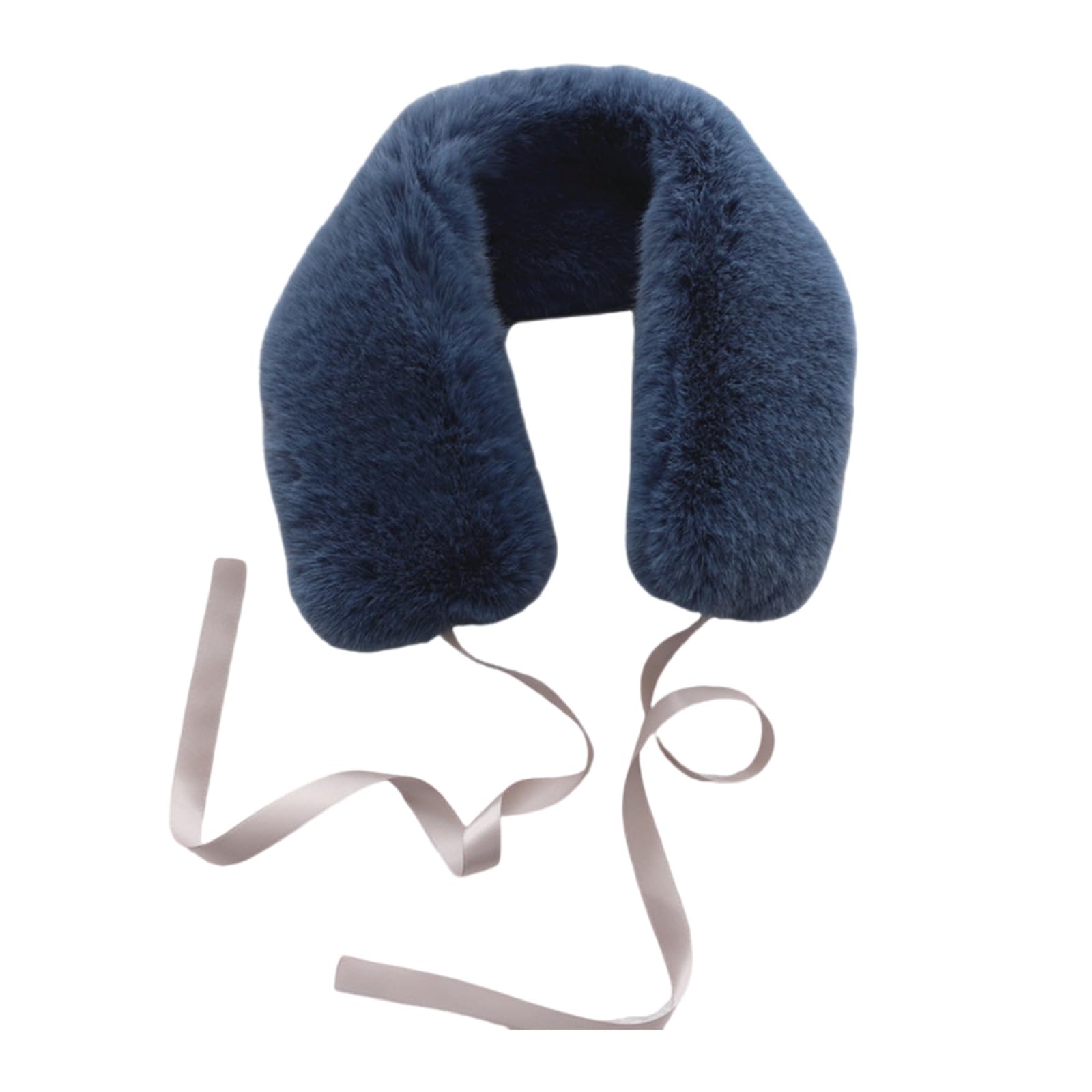 Plush Adjustable Scarf Unisex Winter Neckerchief Adults Thermals Neckwear For Men And Women